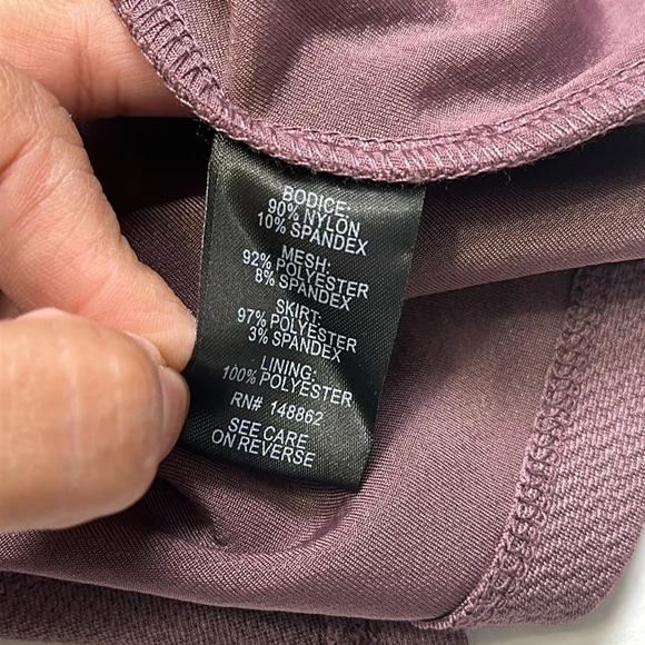 Torrid Mauve Purple Textured Scuba and Lace Peplum Dress Womens Size 10 NWT - Picture 9 of 15